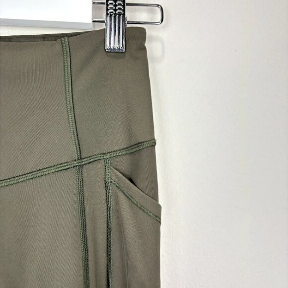 Lululemon All The Right Places Crop II *23" Dark Olive 6 - Picture 4 of 9